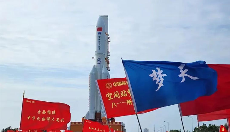河南航材科技祝梦天实验舱成功发射！